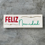 Christmas wood canvas