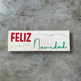 Christmas wood canvas